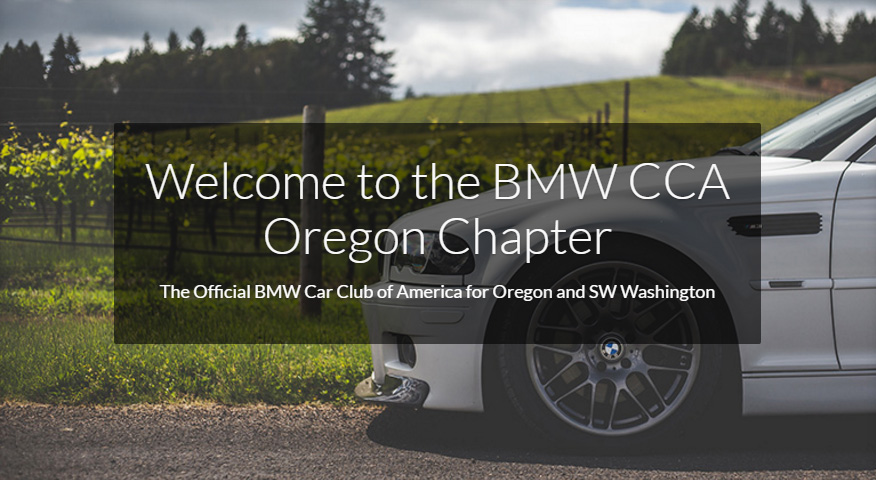 Welcome to the BMW CCA Oregon Chapter